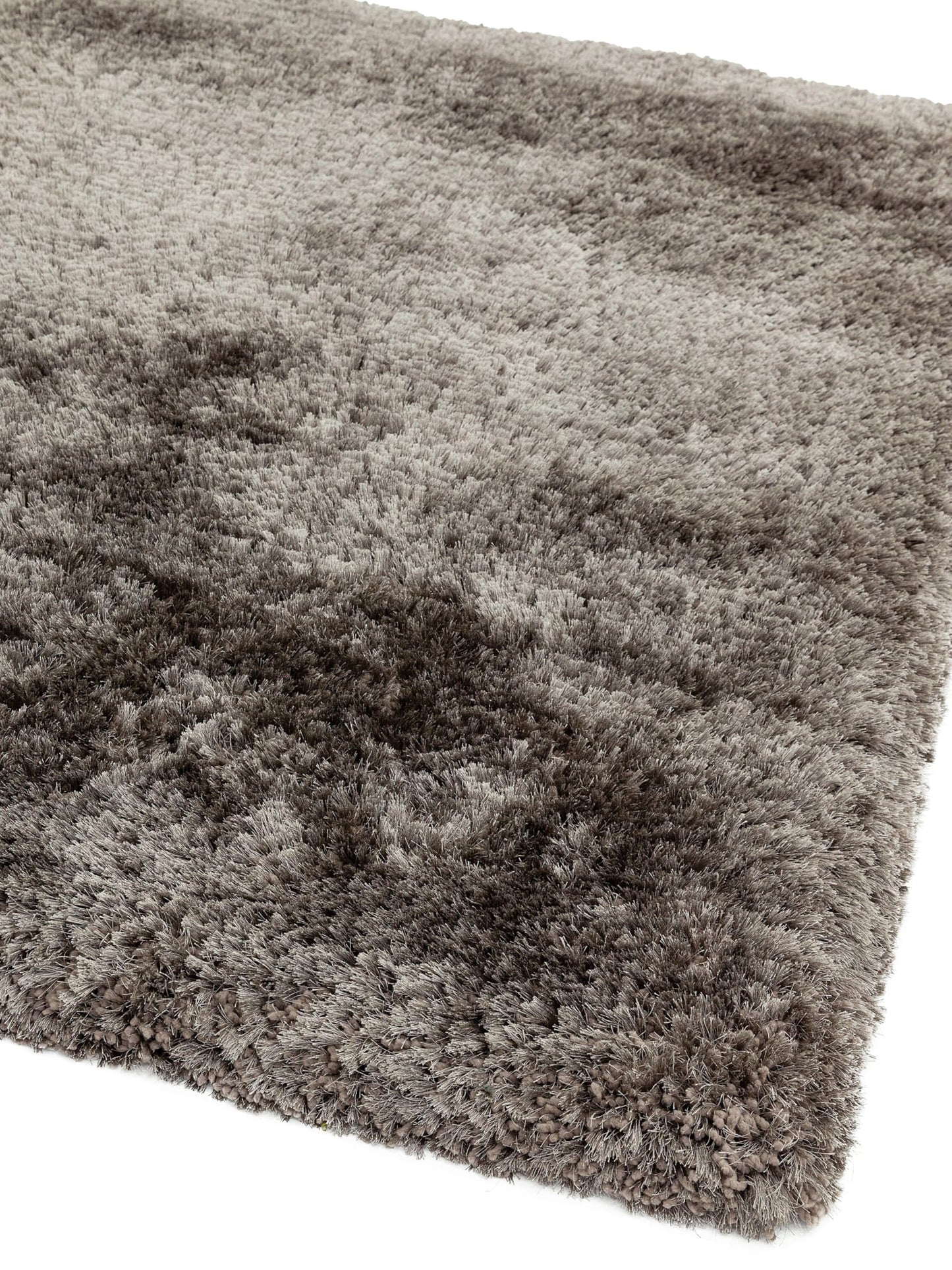 Plush Shaggy Rug for Living Room Bedroom High Pile Thick Fluffy Hand Made Anti-Shed Silky Shimmer Shiny Plain Deep Pile Rug