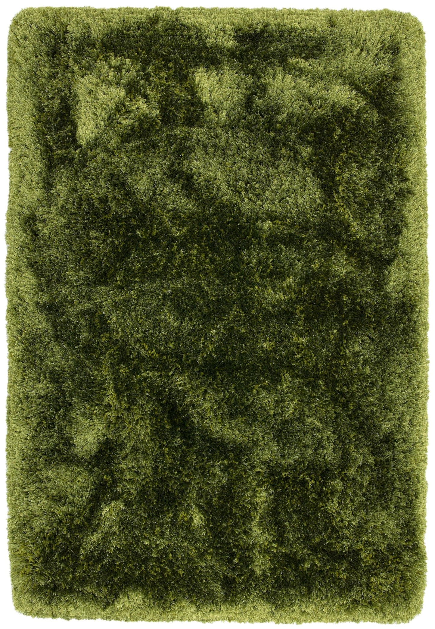 Plush Shaggy Rug for Living Room Bedroom High Pile Thick Fluffy Hand Made Anti-Shed Silky Shimmer Shiny Plain Deep Pile Rug