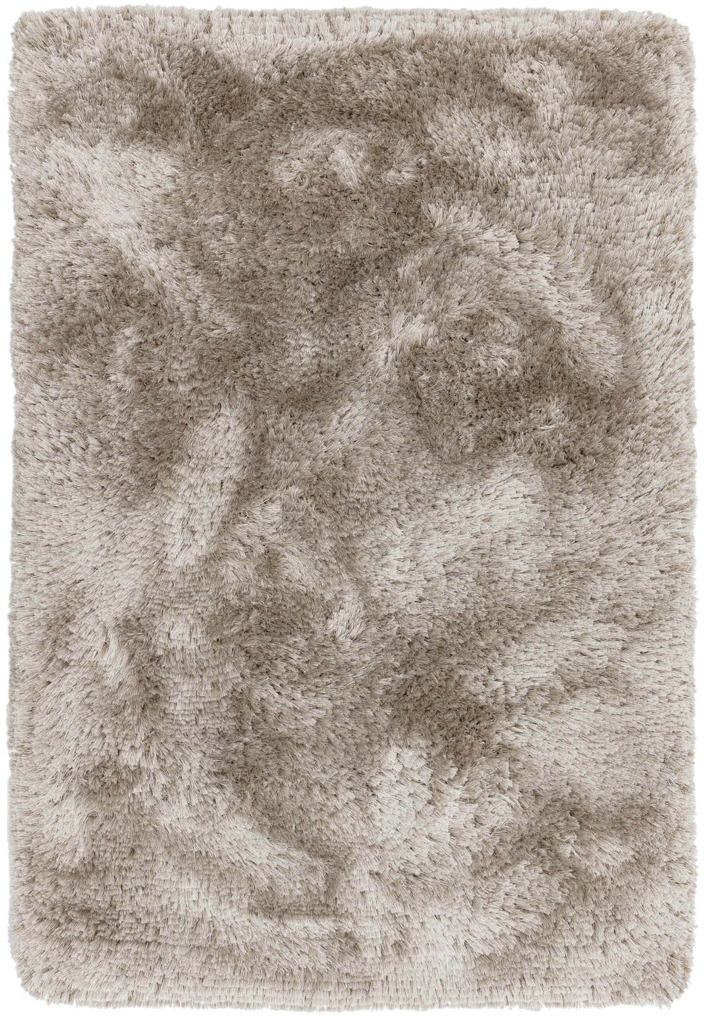 Plush Shaggy Rug for Living Room Bedroom High Pile Thick Fluffy Hand Made Anti-Shed Silky Shimmer Shiny Plain Deep Pile Rug