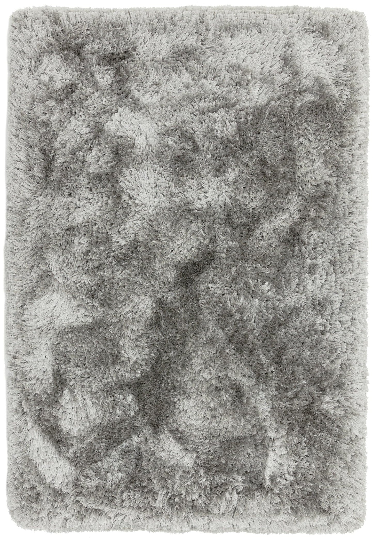 Plush Shaggy Rug for Living Room Bedroom High Pile Thick Fluffy Hand Made Anti-Shed Silky Shimmer Shiny Plain Deep Pile Rug