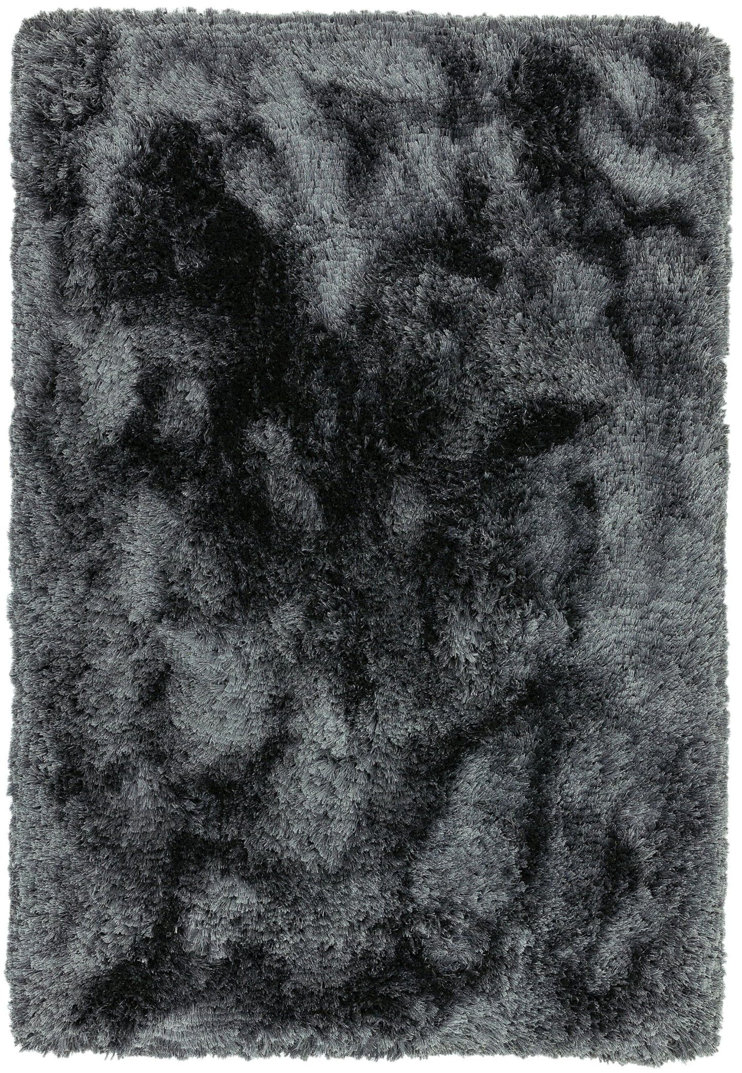 Plush Shaggy Rug for Living Room Bedroom High Pile Thick Fluffy Hand Made Anti-Shed Silky Shimmer Shiny Plain Deep Pile Rug