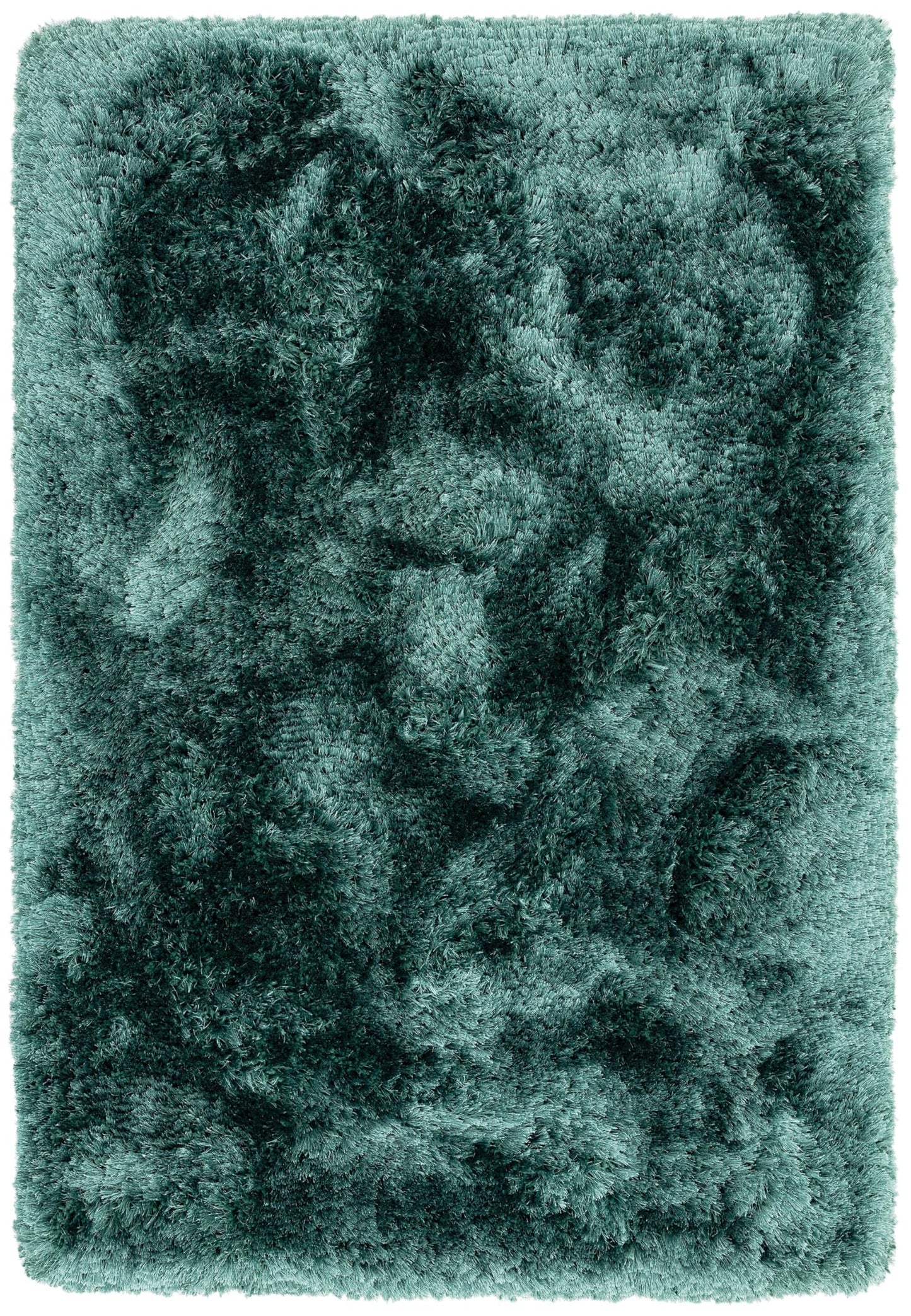 Plush Shaggy Rug for Living Room Bedroom High Pile Thick Fluffy Hand Made Anti-Shed Silky Shimmer Shiny Plain Deep Pile Rug