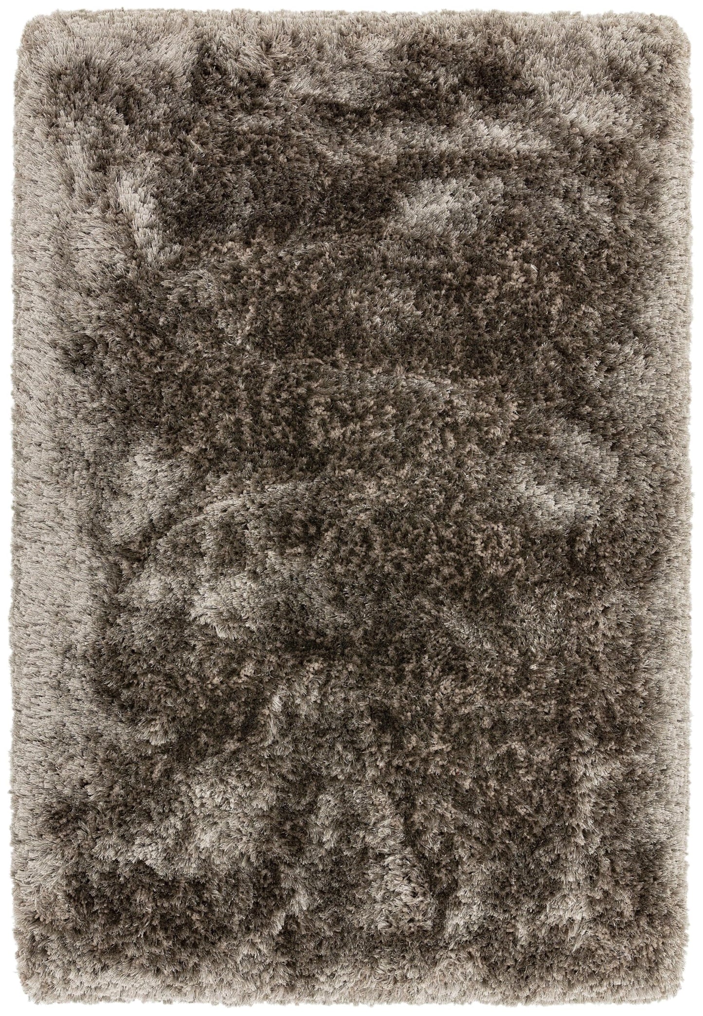 Plush Shaggy Rug for Living Room Bedroom High Pile Thick Fluffy Hand Made Anti-Shed Silky Shimmer Shiny Plain Deep Pile Rug