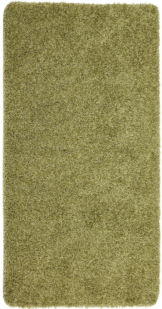My Washable Shaggy Non-Slip Rug in Olive Green