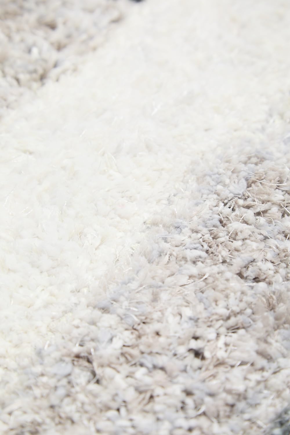 Shaggy Rug for Living Room Bedroom Dining Room Carpet Soft Plush Fluffy Silky Area Floor Trellis Pattern 3D Shaggy Rug in Large Size 160x230 cm (5'3"x7'7")