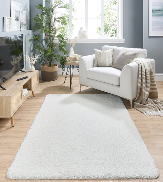My Washable Shaggy Non-Slip Rug in Ivory