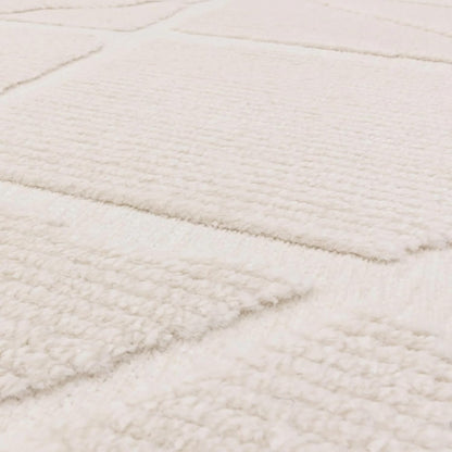 Method Ivory Washable Rug – Modern Abstract Short Pile Carpet