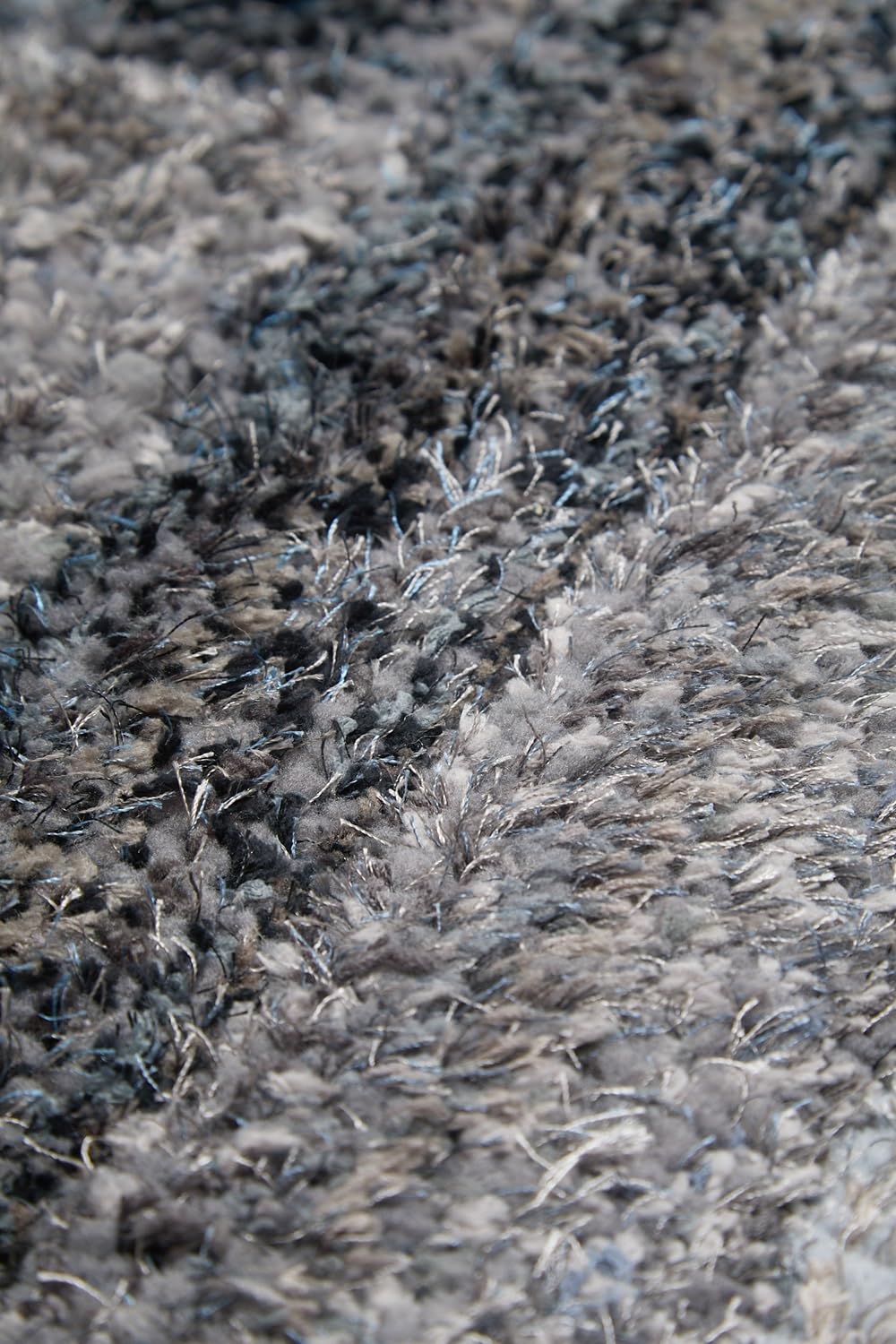 Shaggy Rug for Living Room Bedroom Dining Room Carpet Soft Plush Fluffy Silky Area Floor Trellis Pattern 3D Shaggy Rug in Large Size 160x230 cm (5'3"x7'7")