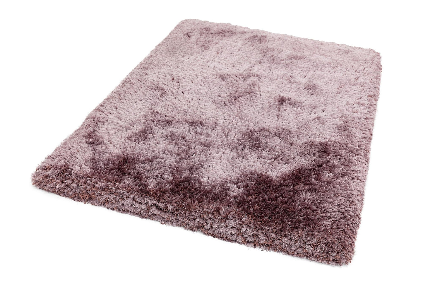 Plush Shaggy Rug for Living Room Bedroom High Pile Thick Fluffy Hand Made Anti-Shed Silky Shimmer Shiny Plain Deep Pile Rug