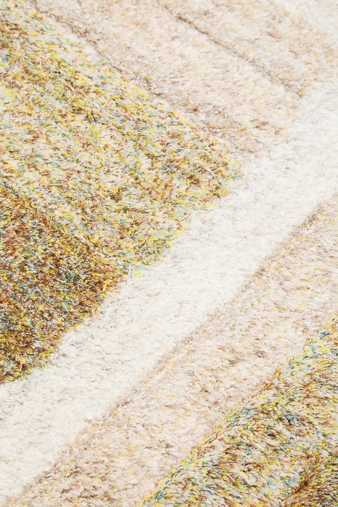 Shaggy Rug for Living Room Bedroom Dining Room Carpet Soft Plush Fluffy Silky Area Floor Trellis Pattern 3D Shaggy Rug in Large Size 160x230 cm (5'3"x7'7")