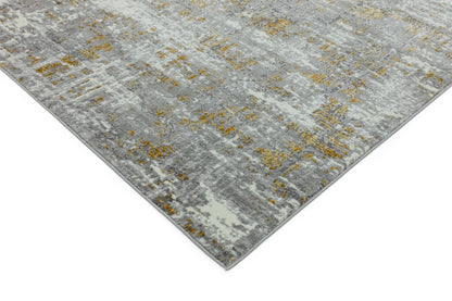 Orion Abstract Rug Shiny Metallic Wonderlust Design