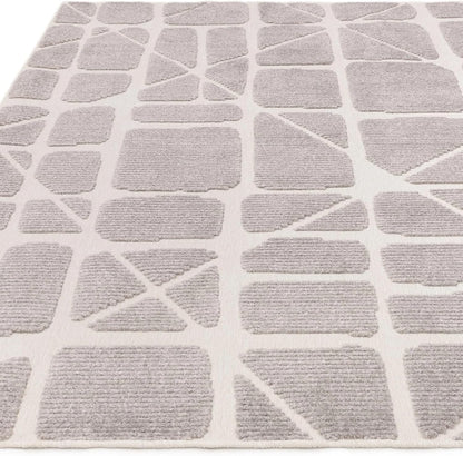 Method Grey Washable Rug – Modern Abstract Short Pile Carpet