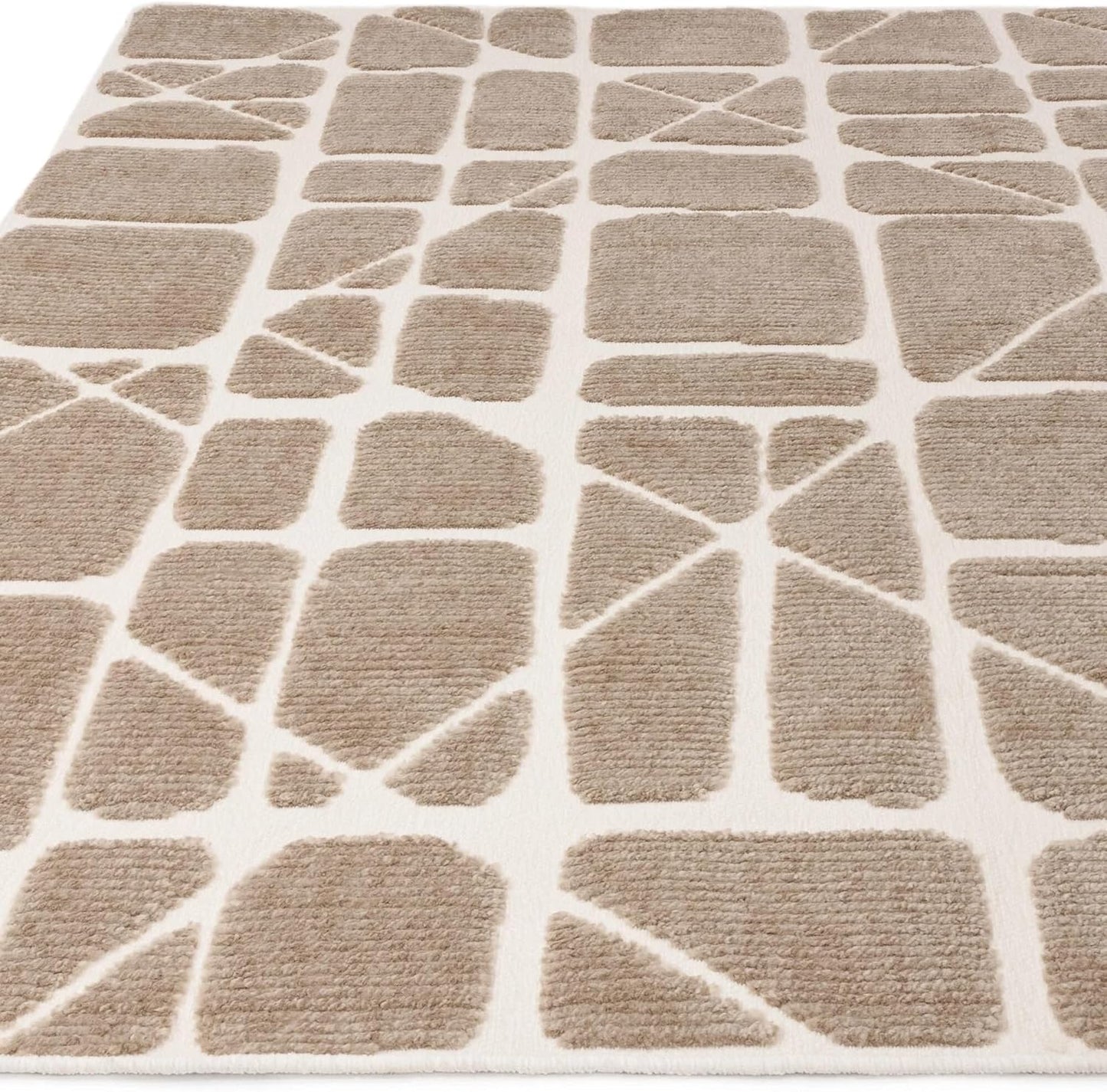 Method Sand Washable Rug – Modern Abstract Short Pile Carpet