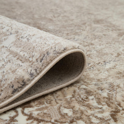 Medallion Anthracite 865AC – Traditional Vintage Rug for Living Room, Bedroom or Dining Area