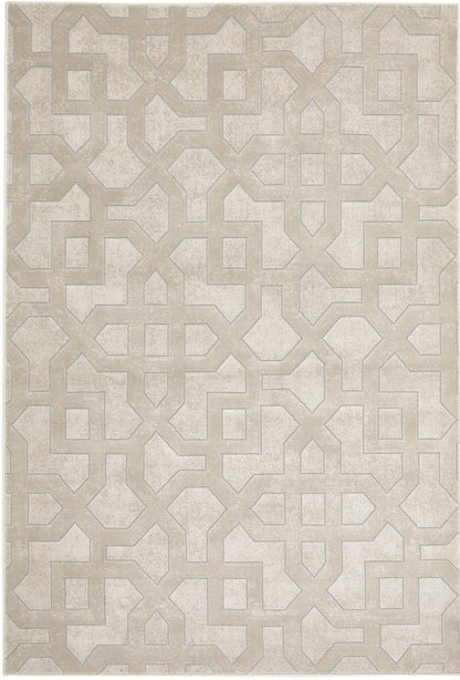Avanti Luxury Silky Rug Moroccan Geometric Tile Pattern Rugs