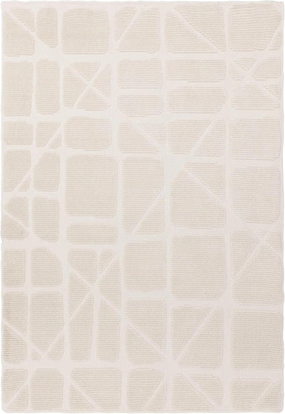 Method Ivory Washable Rug – Modern Abstract Short Pile Carpet