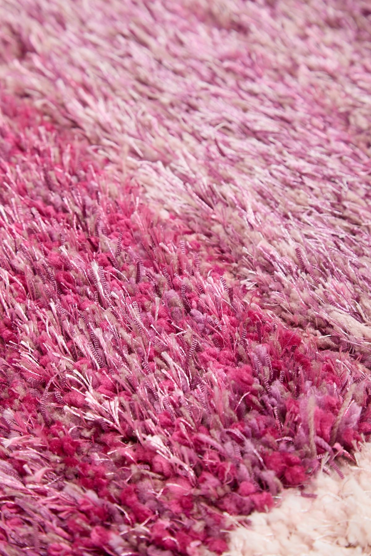 Shaggy Rug for Living Room Bedroom Dining Room Carpet Soft Plush Fluffy Silky Area Floor Trellis Pattern 3D Shaggy Rug in Large Size 160x230 cm (5'3"x7'7")