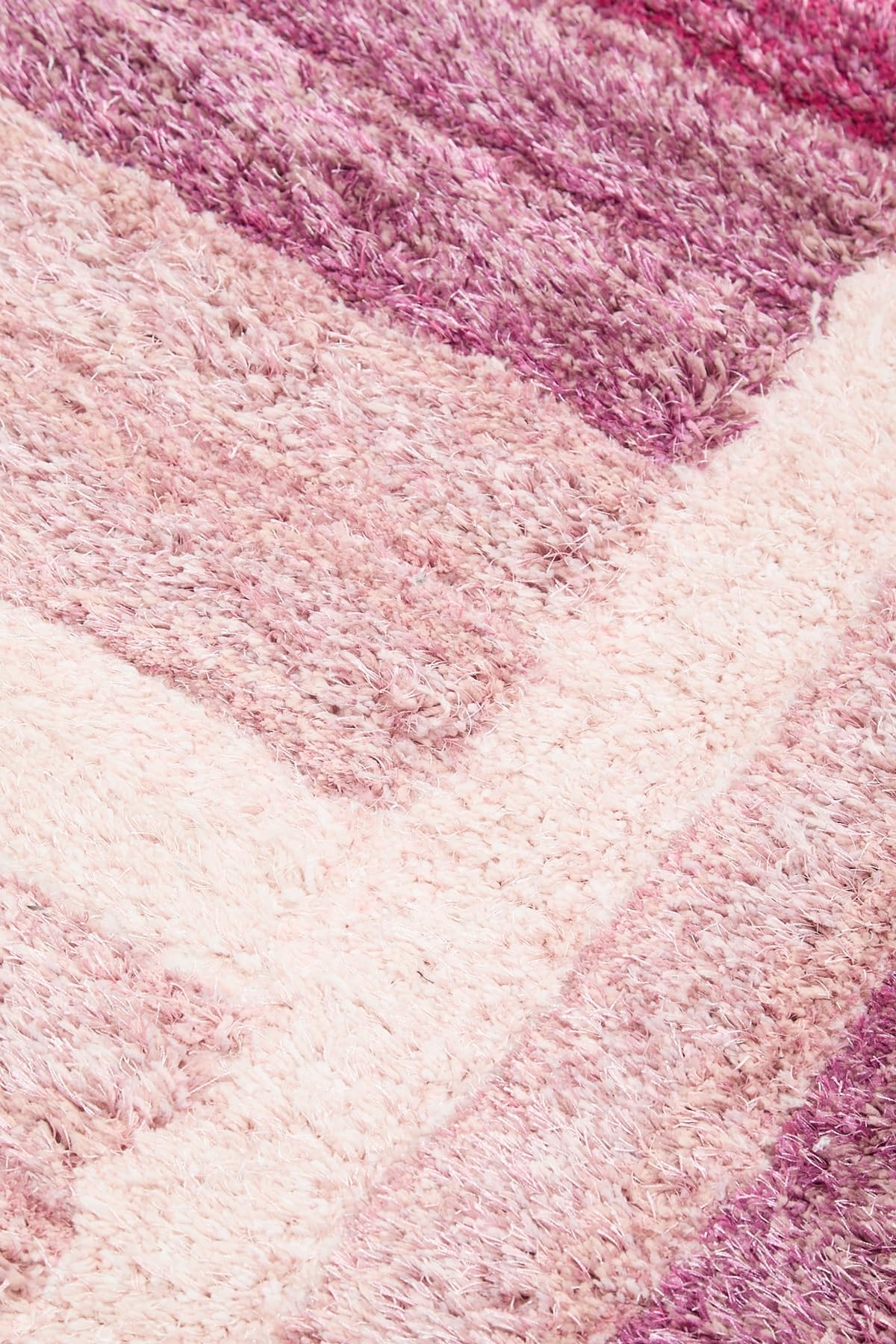 Shaggy Rug for Living Room Bedroom Dining Room Carpet Soft Plush Fluffy Silky Area Floor Trellis Pattern 3D Shaggy Rug in Large Size 160x230 cm (5'3"x7'7")