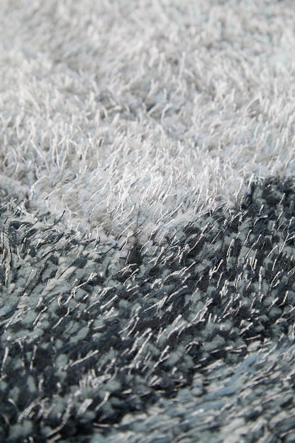 Shaggy Rug for Living Room Bedroom Dining Room Carpet Soft Plush Fluffy Silky Area Floor Trellis Pattern 3D Shaggy Rug in Large Size 160x230 cm (5'3"x7'7")