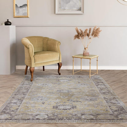 Jasper JA06 Yellow Gold – Traditional Antique Style Rug