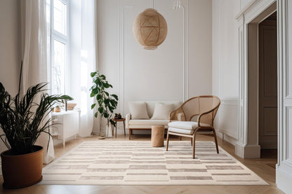 Valley Path Geometric 3D Rug Area Rug for Living Room Bedroom Luxury Lounge Velvety Soft Scandinavian Rug