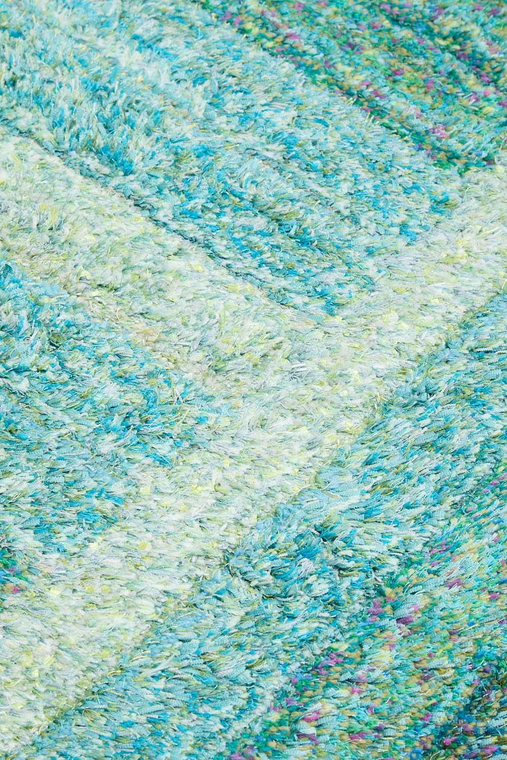 Shaggy Rug for Living Room Bedroom Dining Room Carpet Soft Plush Fluffy Silky Area Floor Trellis Pattern 3D Shaggy Rug in Large Size 160x230 cm (5'3"x7'7")