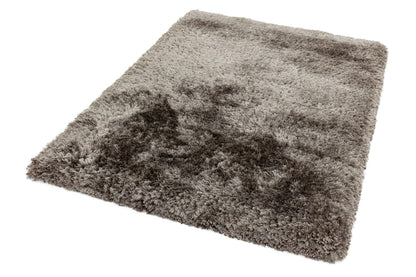 Plush Shaggy Rug for Living Room Bedroom High Pile Thick Fluffy Hand Made Anti-Shed Silky Shimmer Shiny Plain Deep Pile Rug