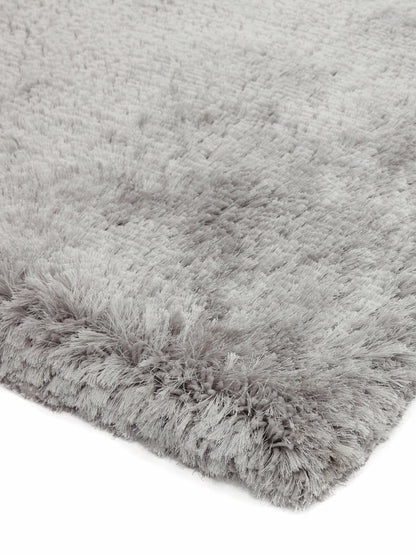 Plush Shaggy Rug for Living Room Bedroom High Pile Thick Fluffy Hand Made Anti-Shed Silky Shimmer Shiny Plain Deep Pile Rug