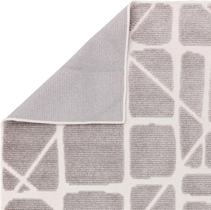 Method Grey Washable Rug – Modern Abstract Short Pile Carpet