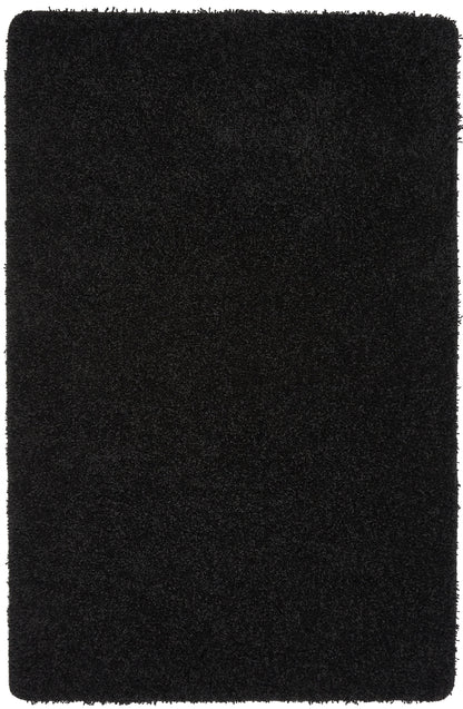 My Washable Shaggy Non-Slip Rug in Black