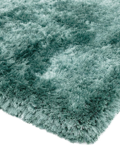 Plush Shaggy Rug for Living Room Bedroom High Pile Thick Fluffy Hand Made Anti-Shed Silky Shimmer Shiny Plain Deep Pile Rug