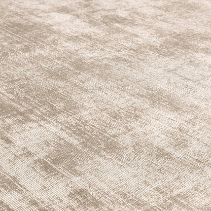 Blade Border Plain Viscose Rug - Handwoven Distressed High-Sheen Silky Soft Luxury