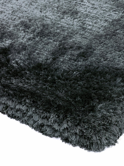 Plush Shaggy Rug for Living Room Bedroom High Pile Thick Fluffy Hand Made Anti-Shed Silky Shimmer Shiny Plain Deep Pile Rug