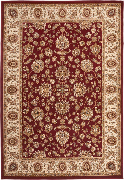 Traditional Rug Bordered Classic Grand Heritage GH102 Million Point Detail Rug – Red
