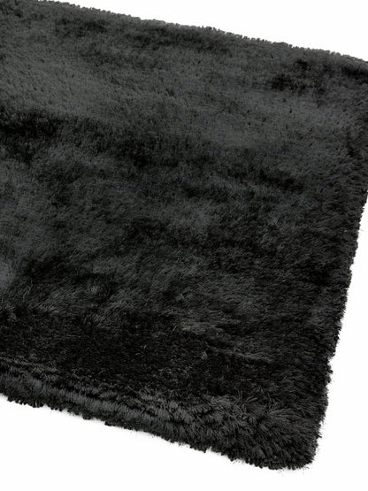 Plush Shaggy Rug for Living Room Bedroom High Pile Thick Fluffy Hand Made Anti-Shed Silky Shimmer Shiny Plain Deep Pile Rug