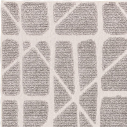 Method Grey Washable Rug – Modern Abstract Short Pile Carpet