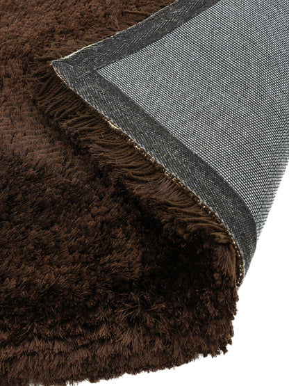 Plush Shaggy Rug for Living Room Bedroom High Pile Thick Fluffy Hand Made Anti-Shed Silky Shimmer Shiny Plain Deep Pile Rug