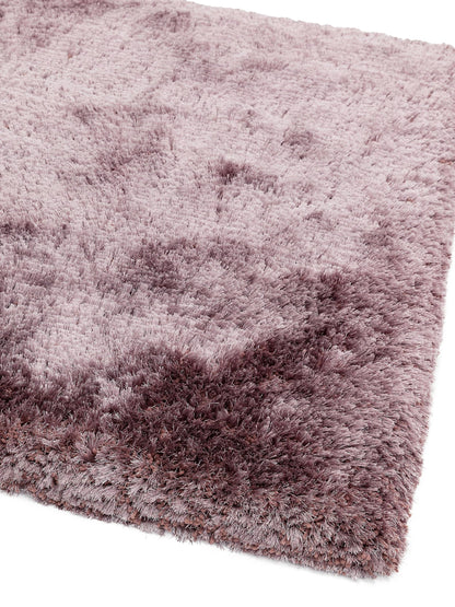 Plush Shaggy Rug for Living Room Bedroom High Pile Thick Fluffy Hand Made Anti-Shed Silky Shimmer Shiny Plain Deep Pile Rug