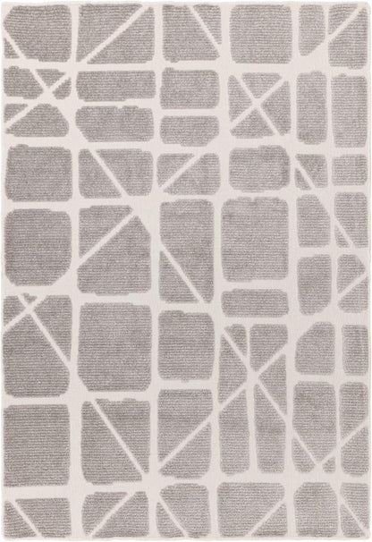 Method Grey Washable Rug – Modern Abstract Short Pile Carpet