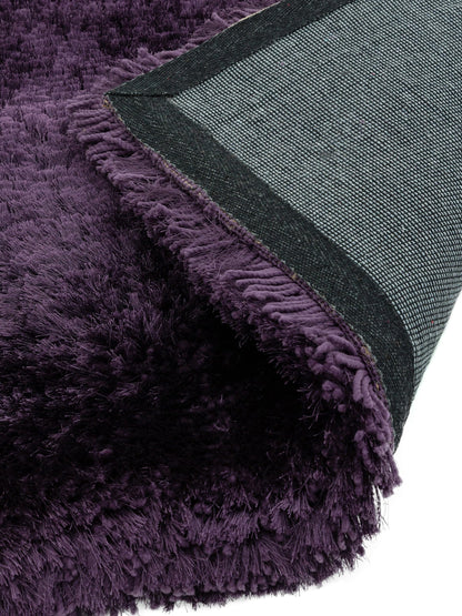 Plush Shaggy Rug for Living Room Bedroom High Pile Thick Fluffy Hand Made Anti-Shed Silky Shimmer Shiny Plain Deep Pile Rug