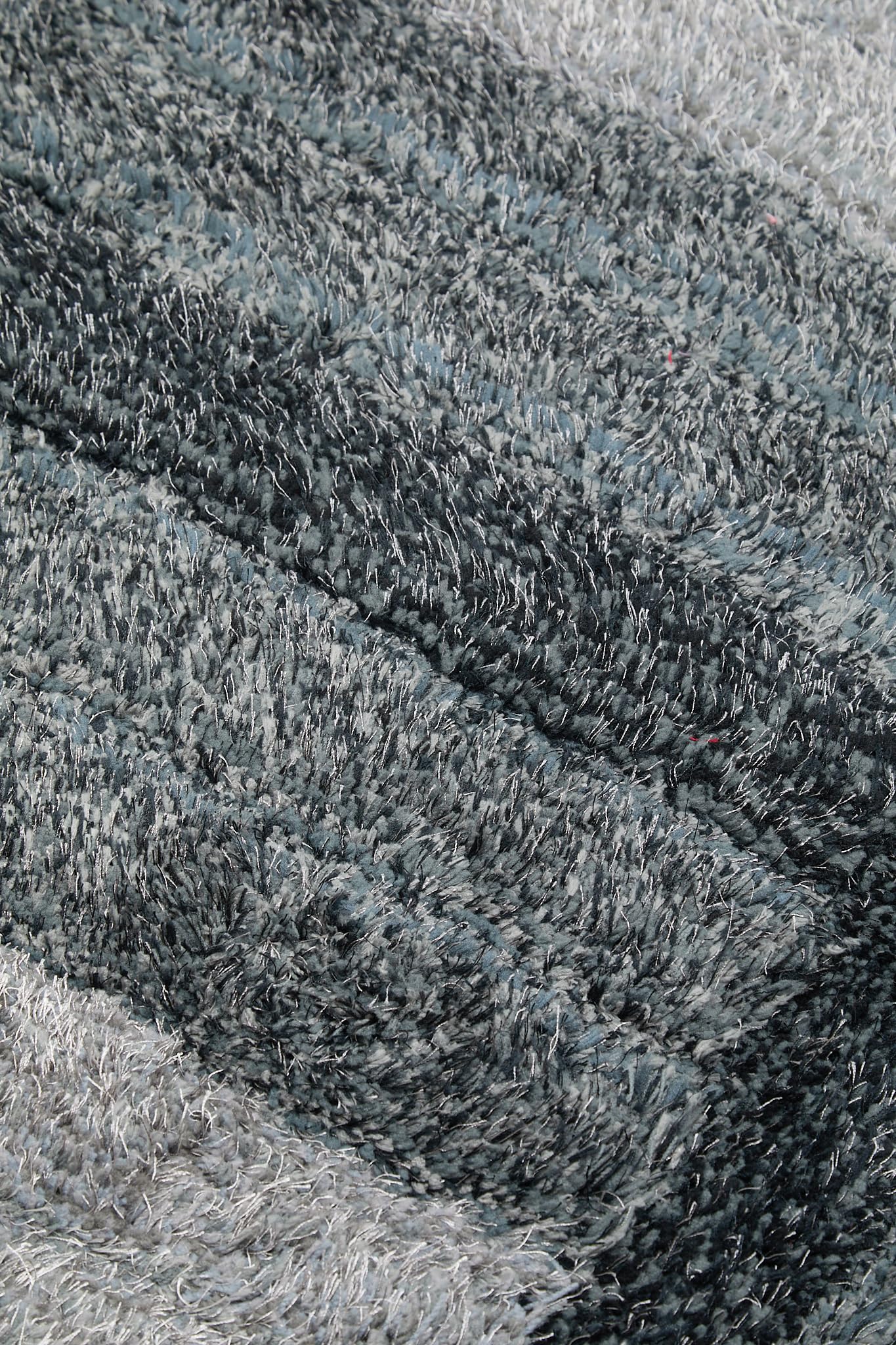 Shaggy Rug for Living Room Bedroom Dining Room Carpet Soft Plush Fluffy Silky Area Floor Trellis Pattern 3D Shaggy Rug in Large Size 160x230 cm (5'3"x7'7")
