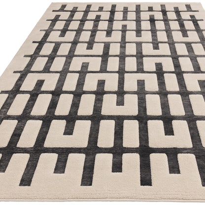 Valley Path Geometric 3D Rug Area Rug for Living Room Bedroom Luxury Lounge Velvety Soft Scandinavian Rug