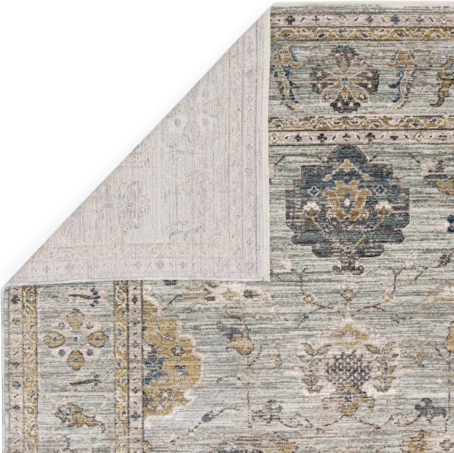 Jasper JA01 Blue Runner – Traditional Antique Style Rug 67x240 cm