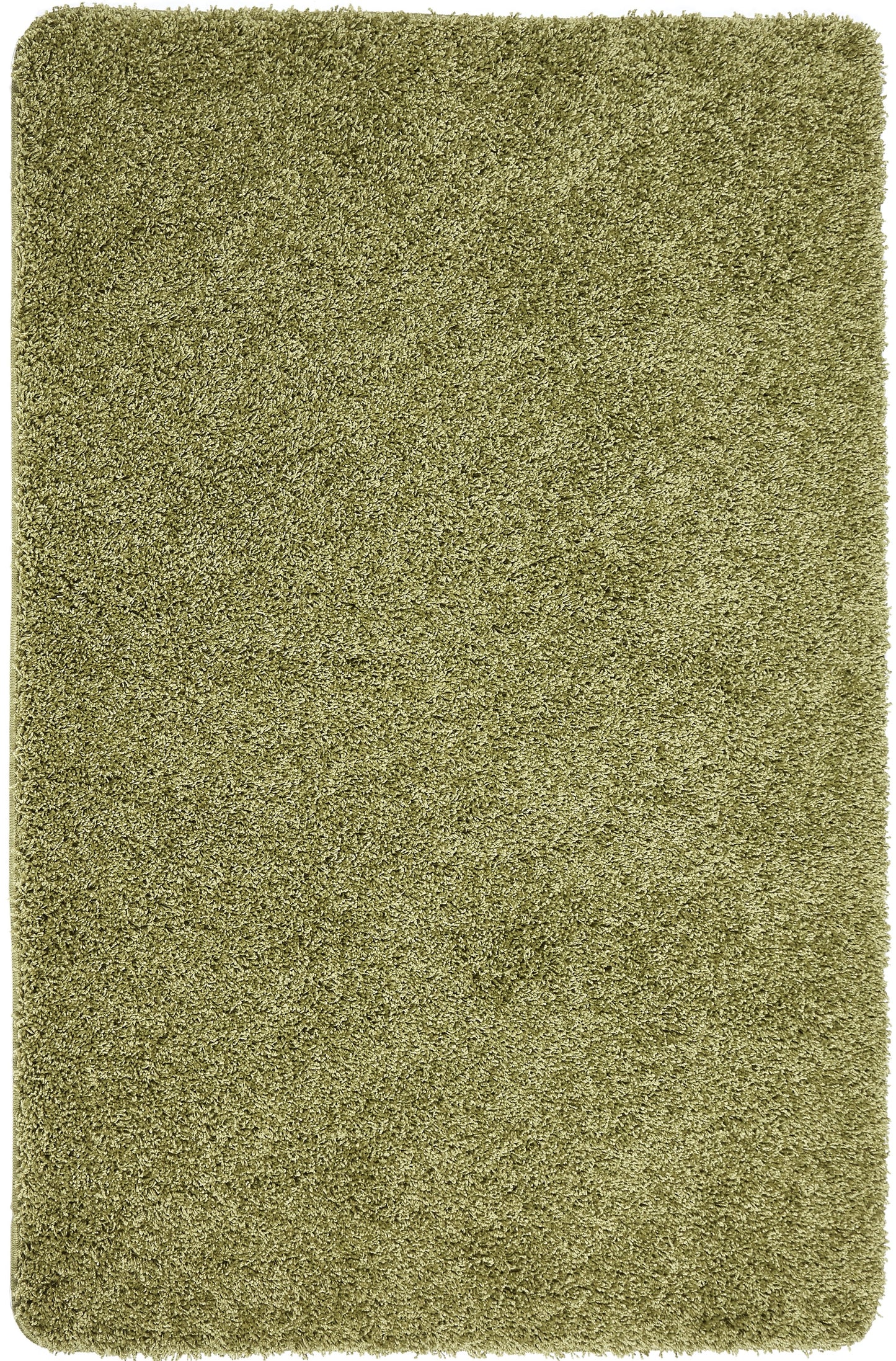 My Washable Shaggy Non-Slip Rug in Olive Green