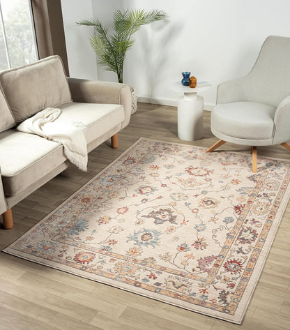 Alia Rug - Traditional Abstract Design with Soft Touch | 18 Exquisite Styles Inspired by Turkish Craftsmanship