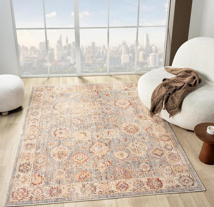 Alia Rug - Traditional Abstract Design with Soft Touch | 18 Exquisite Styles Inspired by Turkish Craftsmanship