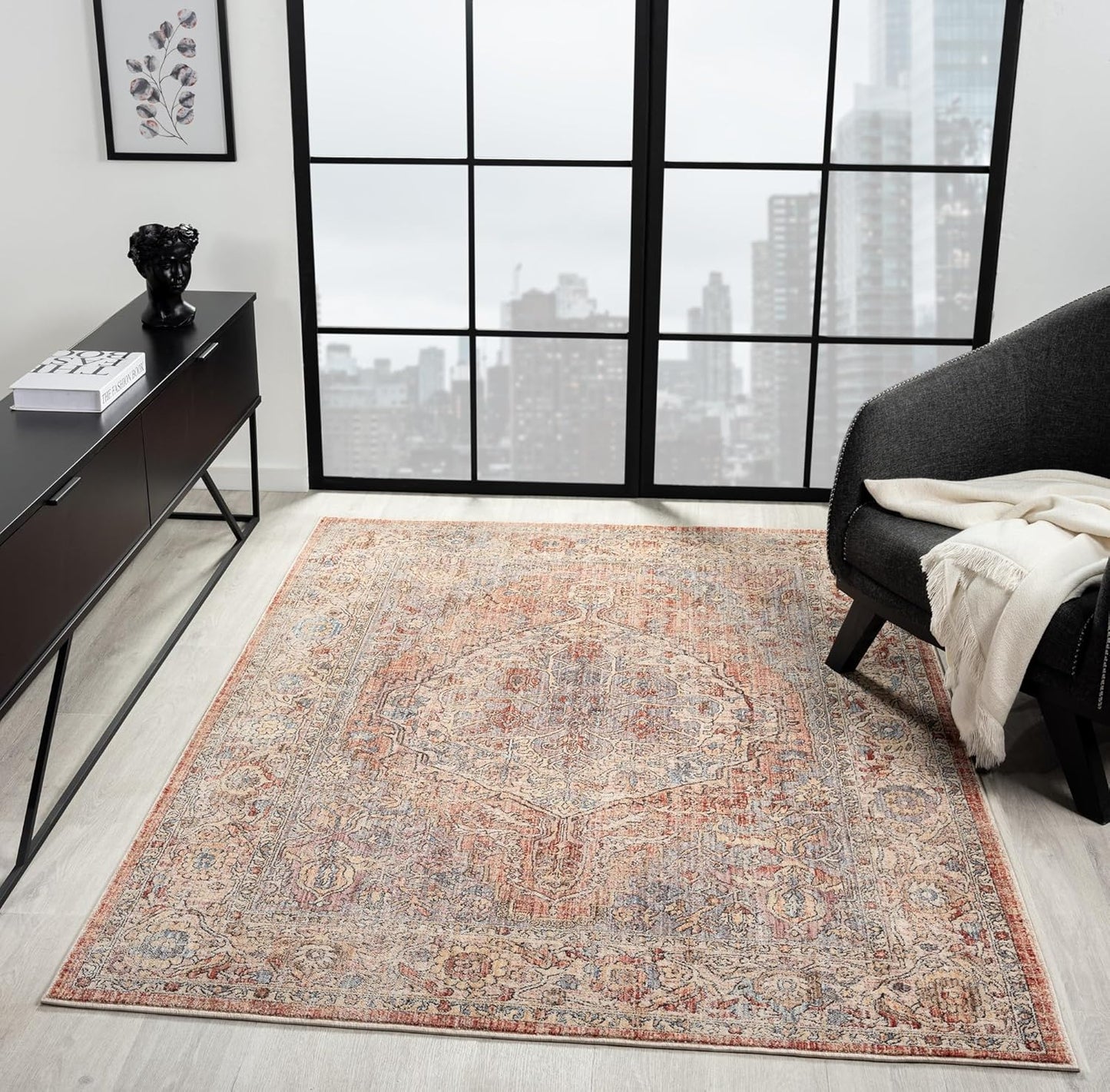 Alia Rug - Traditional Abstract Design with Soft Touch | 18 Exquisite Styles Inspired by Turkish Craftsmanship