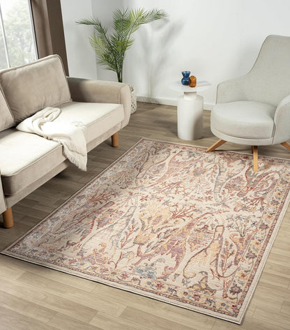 Alia Rug - Traditional Abstract Design with Soft Touch | 18 Exquisite Styles Inspired by Turkish Craftsmanship