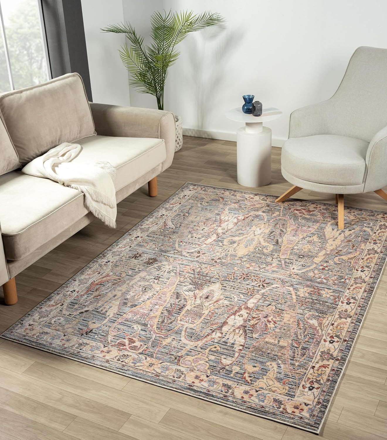 Alia Rug - Traditional Abstract Design with Soft Touch | 18 Exquisite Styles Inspired by Turkish Craftsmanship