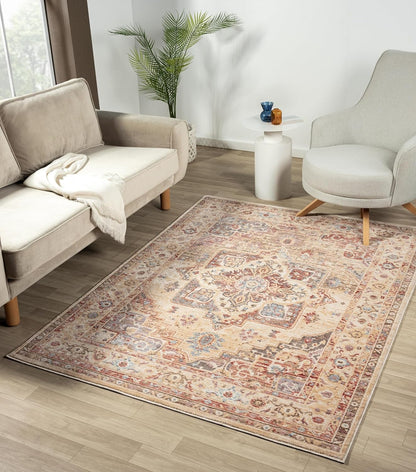 Alia Rug - Traditional Abstract Design with Soft Touch | 18 Exquisite Styles Inspired by Turkish Craftsmanship